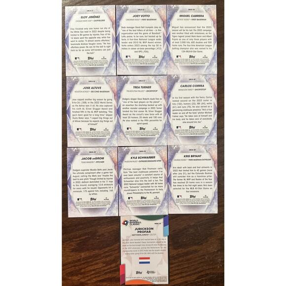 2023 Topps Baseball Inserts Lot Of 28 Different HR Challenge, One-Two Punch, Etc - Picture 6 of 6